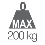 max 200Kg icon